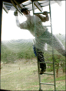 Peak Window Cleaning LLC specializes exclusively in residential window cleaning.