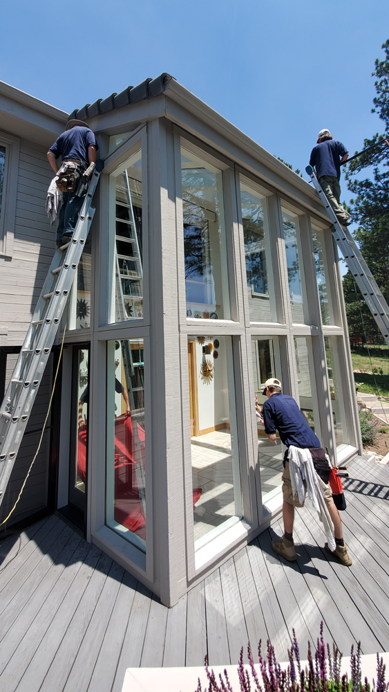 Photo: Sunroom and Four Season Room Window Washing