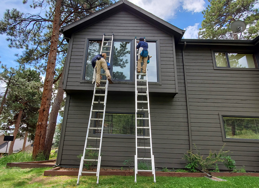 Peak Window Cleaning Service Vans - Specializing in High Quality Residential Window Cleaning